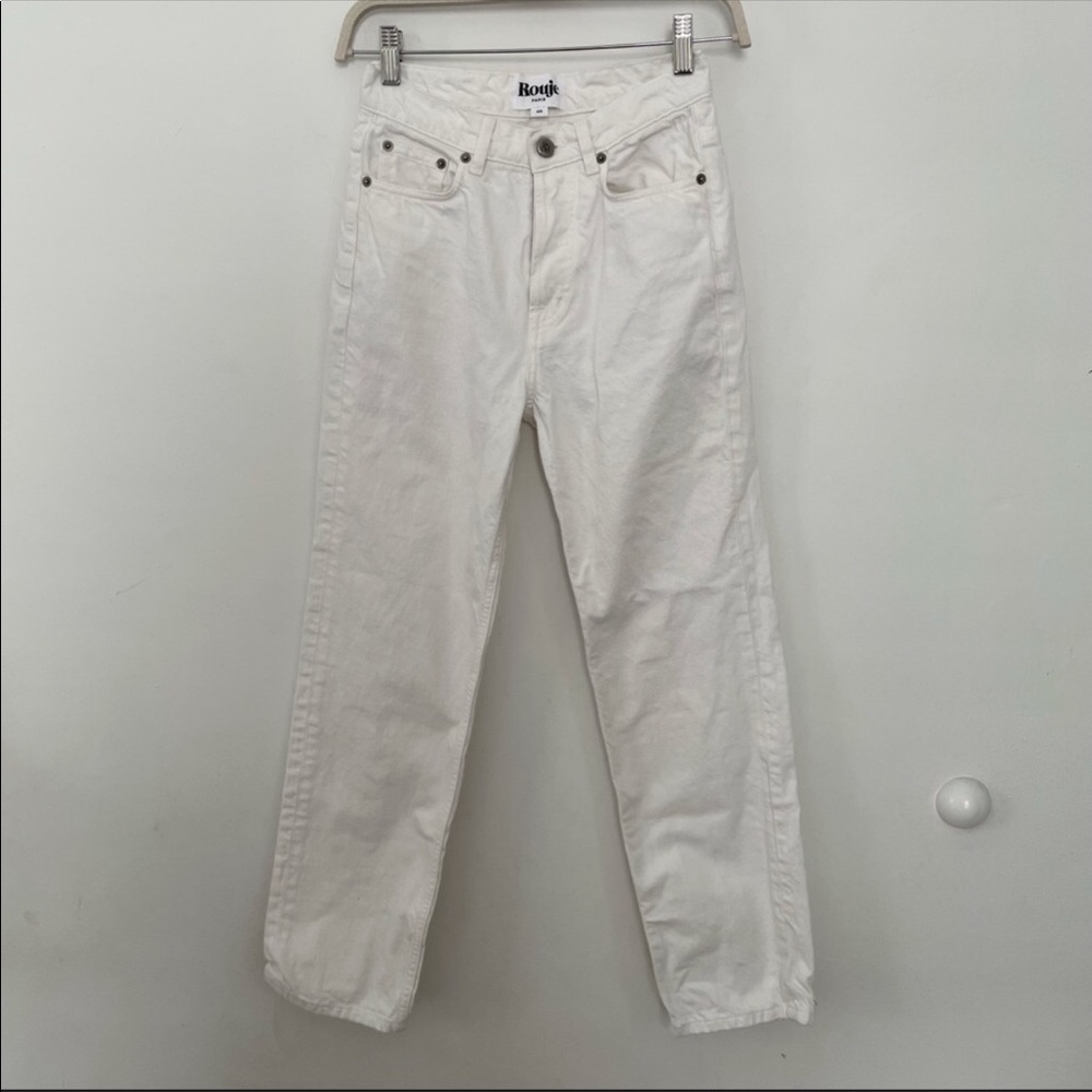 Marais Rouje White Jeans